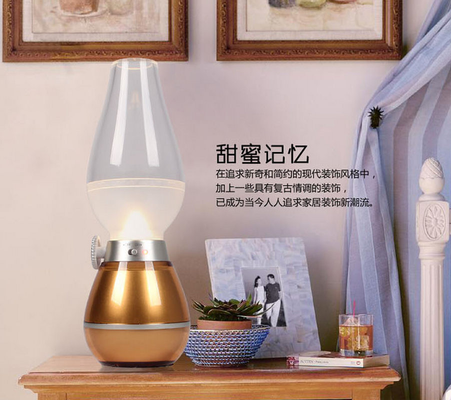 Đèn dầu điện cảm biến chạm bật tắt